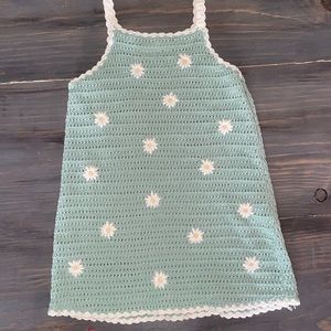 Zara Crochet Flower Dress